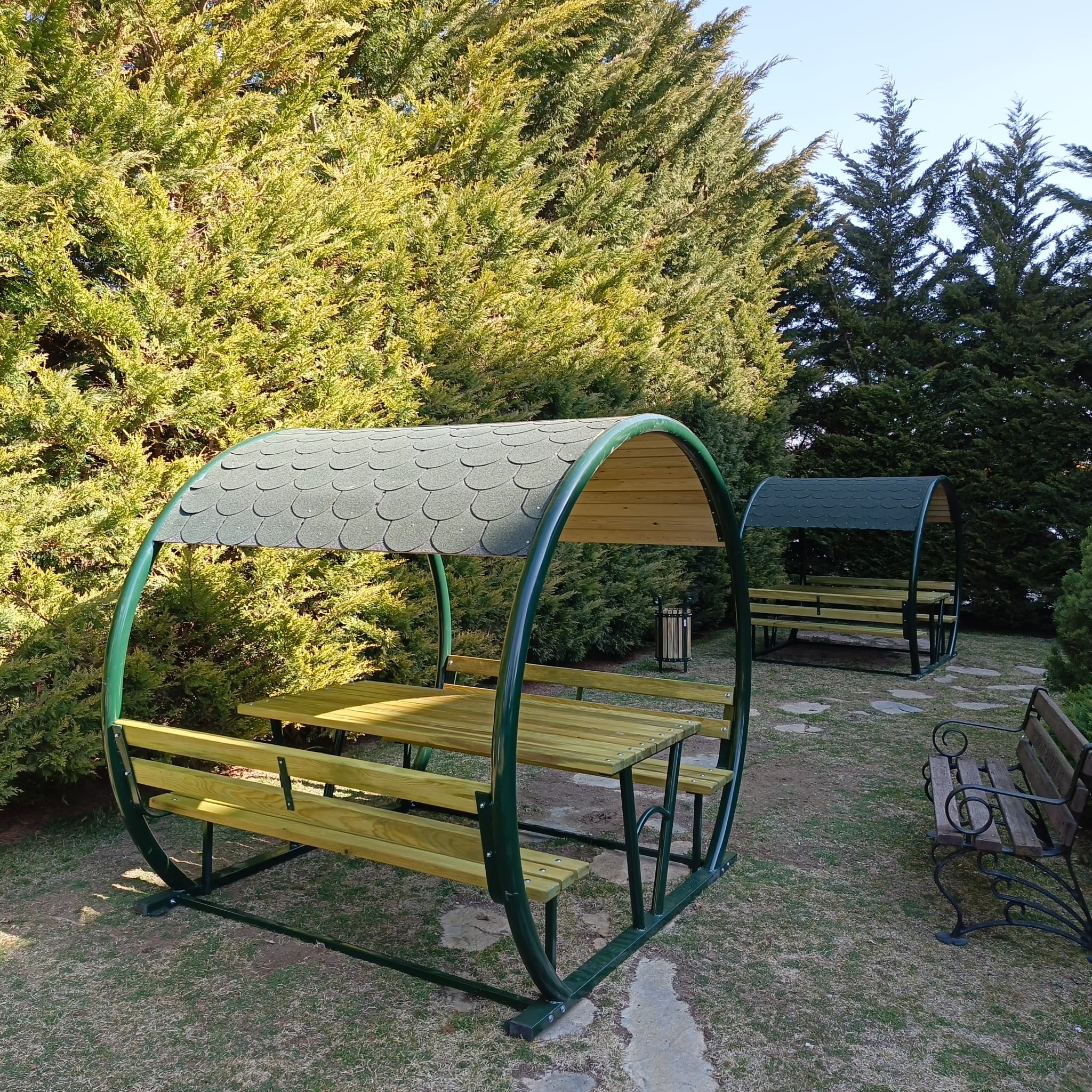 piknik masası, kamelya,