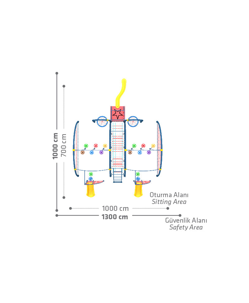 AKTİVİTELİ KAYDIRAKLI TIRMANMA MERKEZİ KULUÇKA SALINCAKLI, ÇOCUK OYUN PARKI