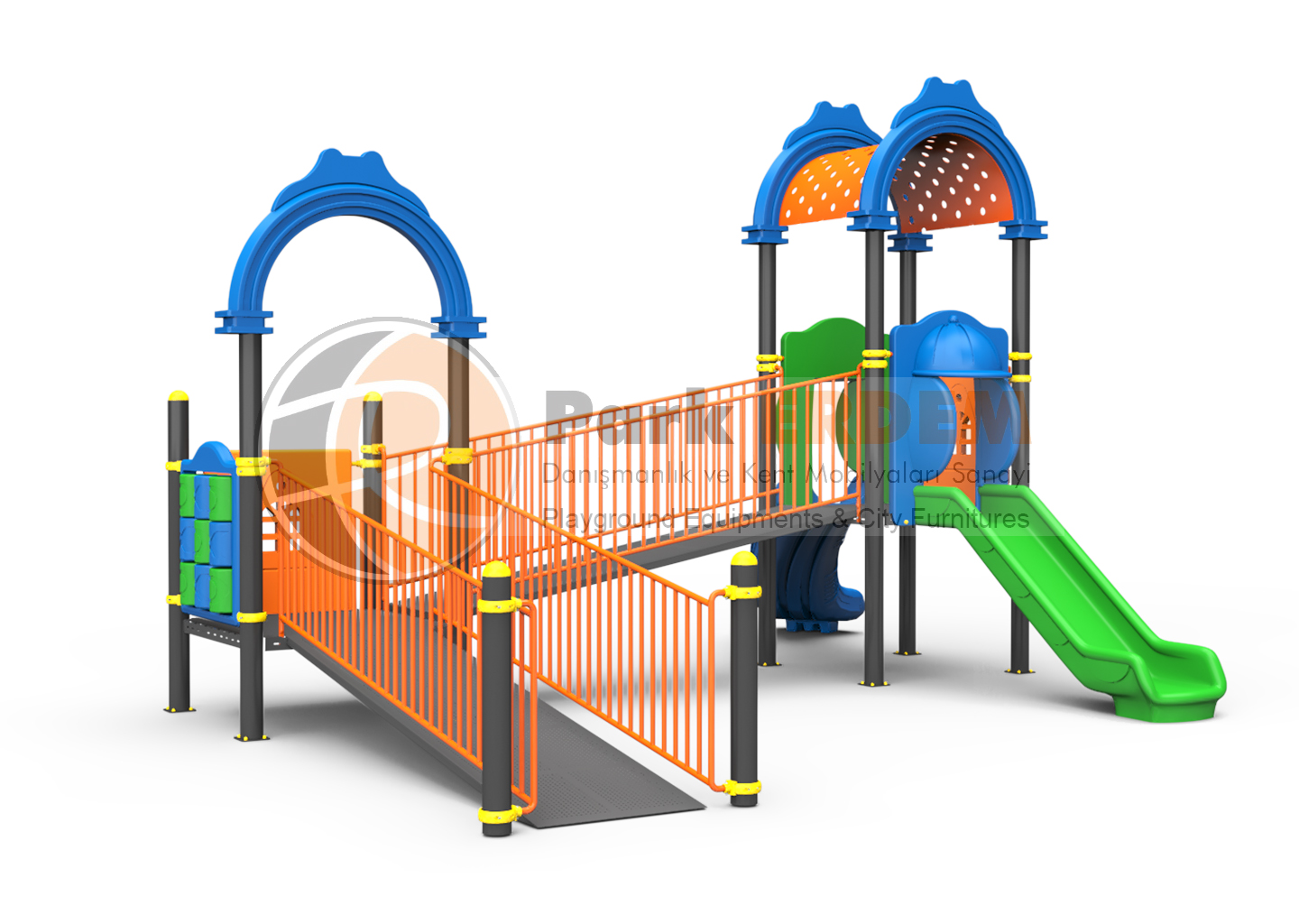 ENGELSİZ OYUN PARKI 2 KAYDIRAKLI 
