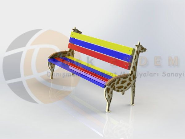 ZÜRAFA DÖKÜM OTURMA BANKI